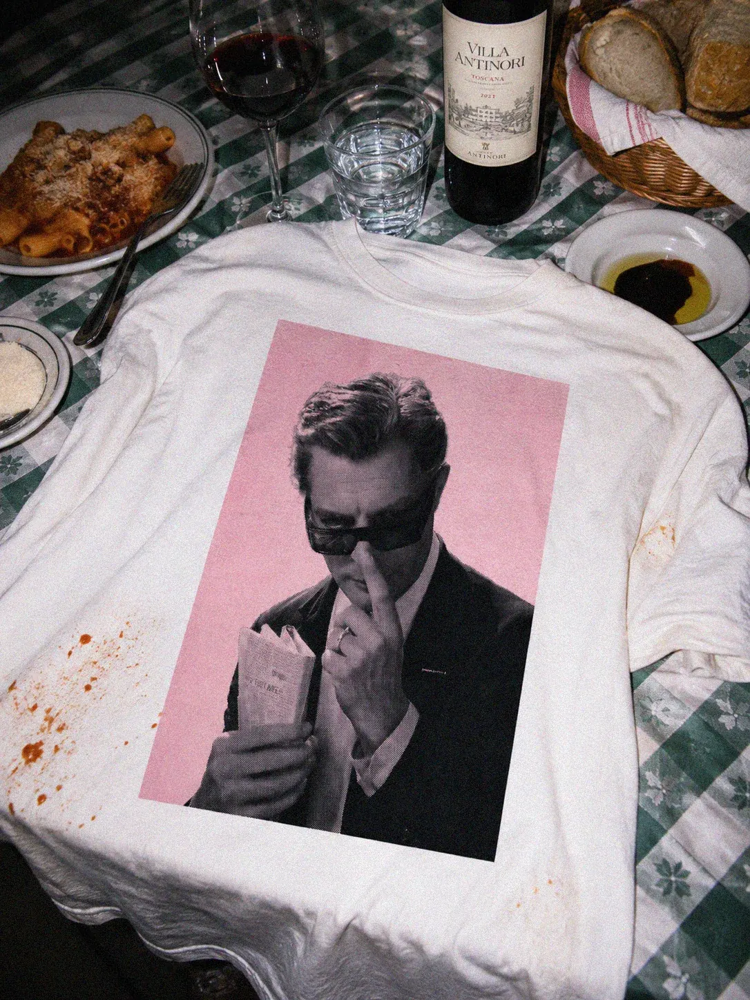 Groteska graphic T-shirt — Marcello Mastroianni
